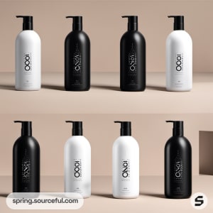 AI-Generated image of packaging for Shampoo}