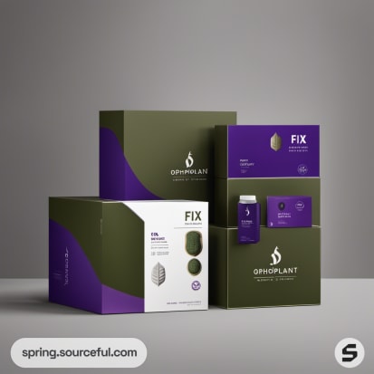 Stacked green and purple boxes with FIX branding.