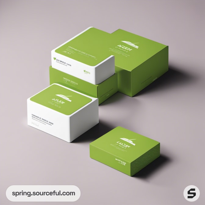 Green boxes with white labels stacked on a neutral background.