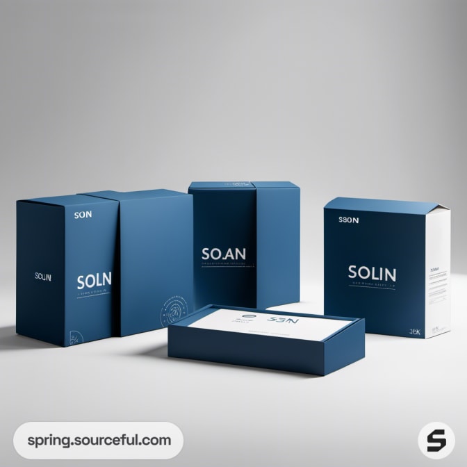 Blue boxes with white text on a grey background.