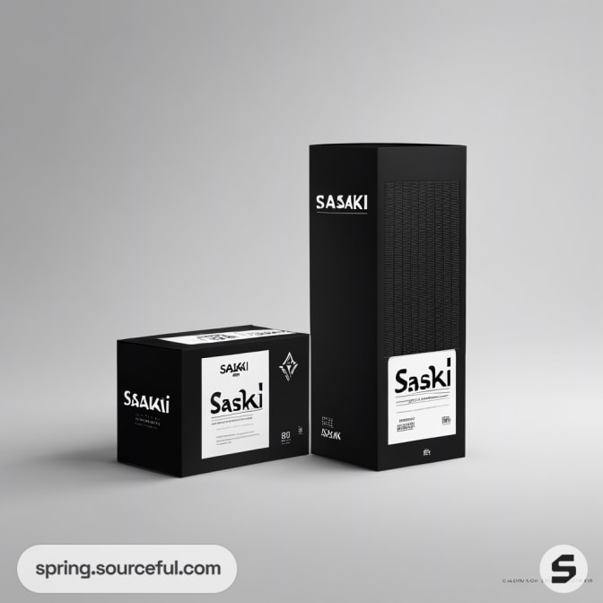 Two black boxes with minimal designs