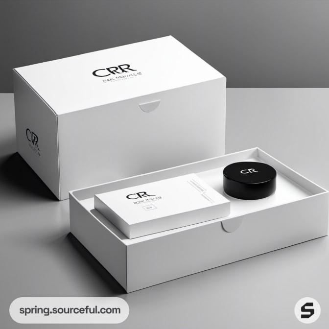 AI-Generated for Mailer box to post our luxury skincare and cosmetic products in 