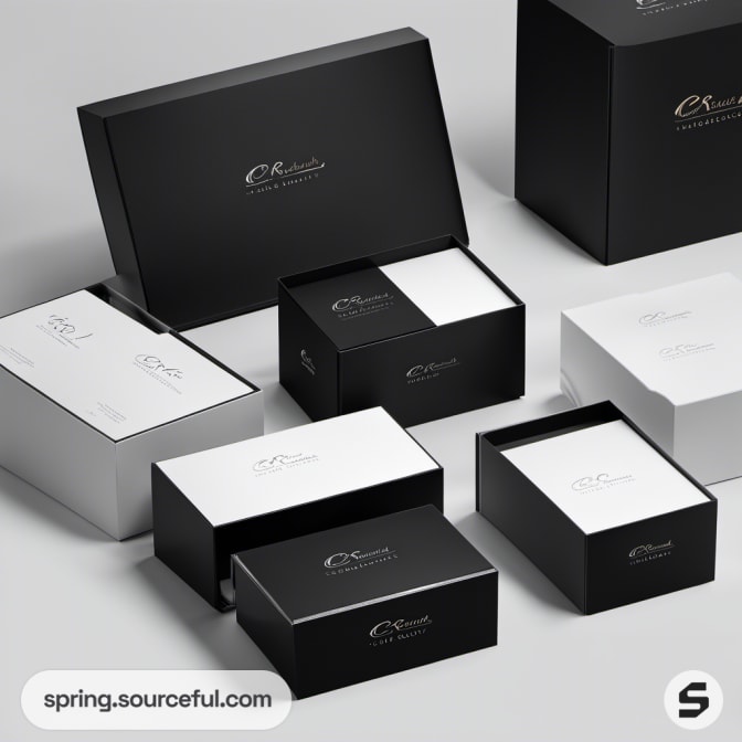 AI-Generated for Mailer box to post our luxury skincare and cosmetic products in 