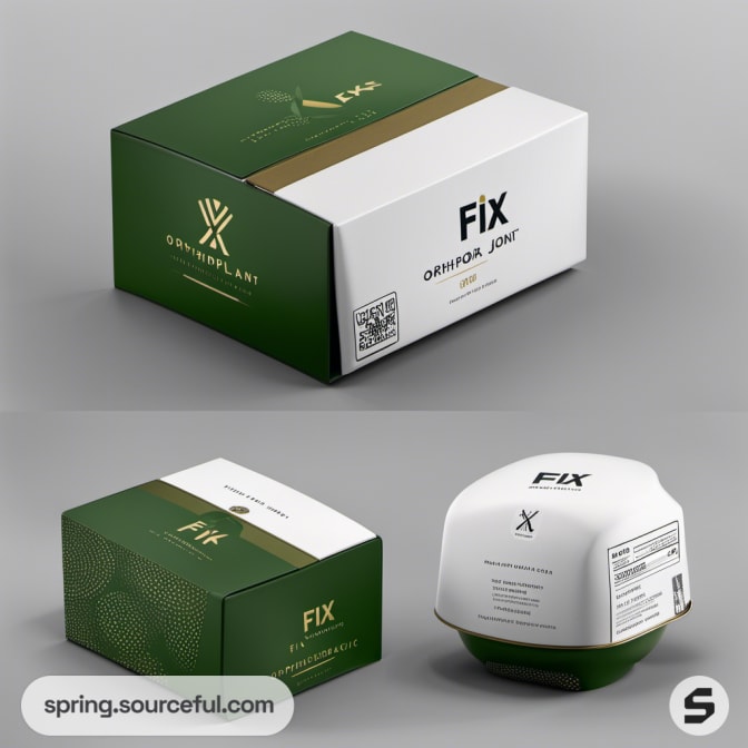 Green box and white container with FIX branding.