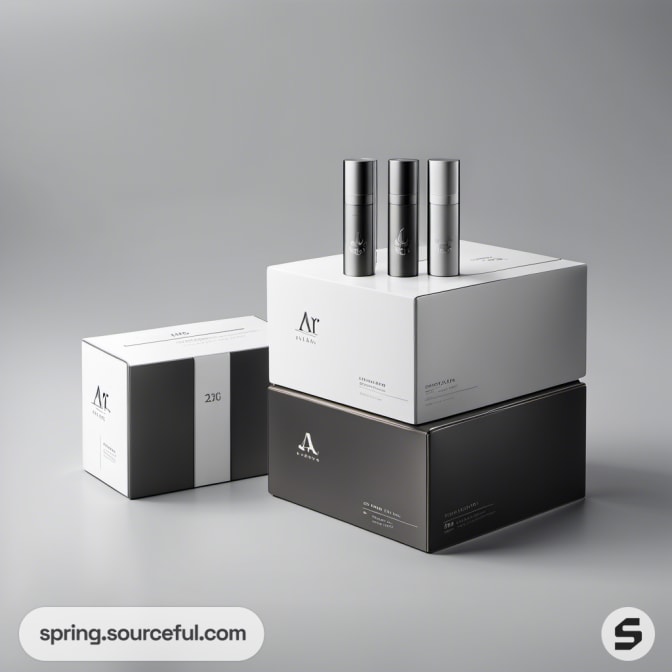 Silver cylindrical vape pens on stacked boxes.