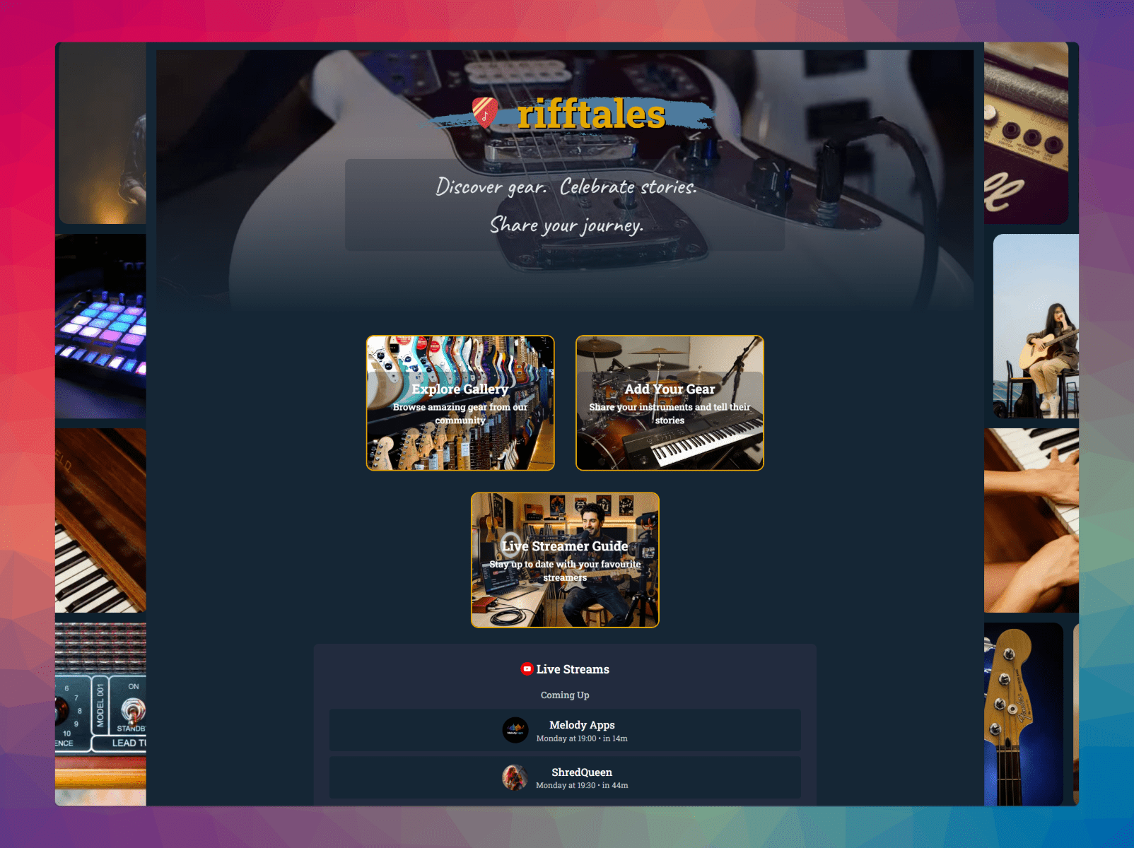 Screenshot of rifftales