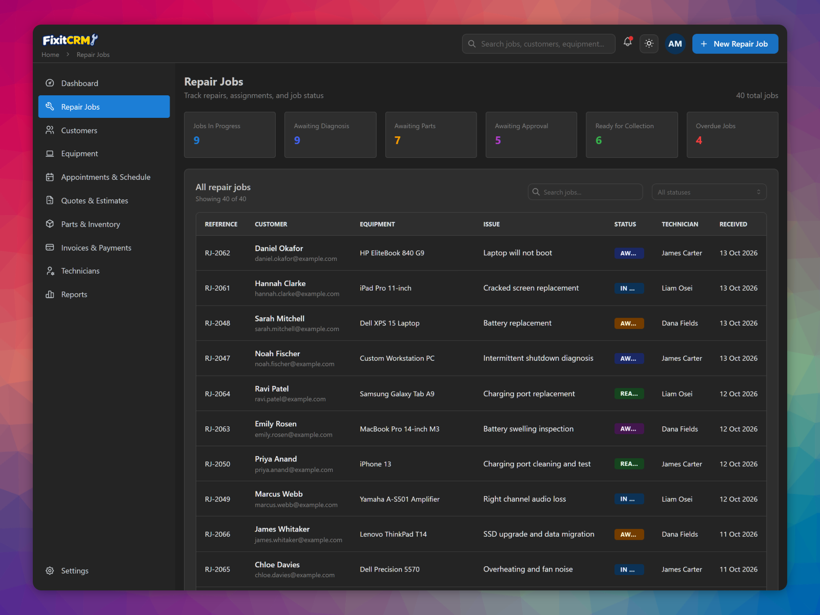 Screenshot 6 of Fixit CRM