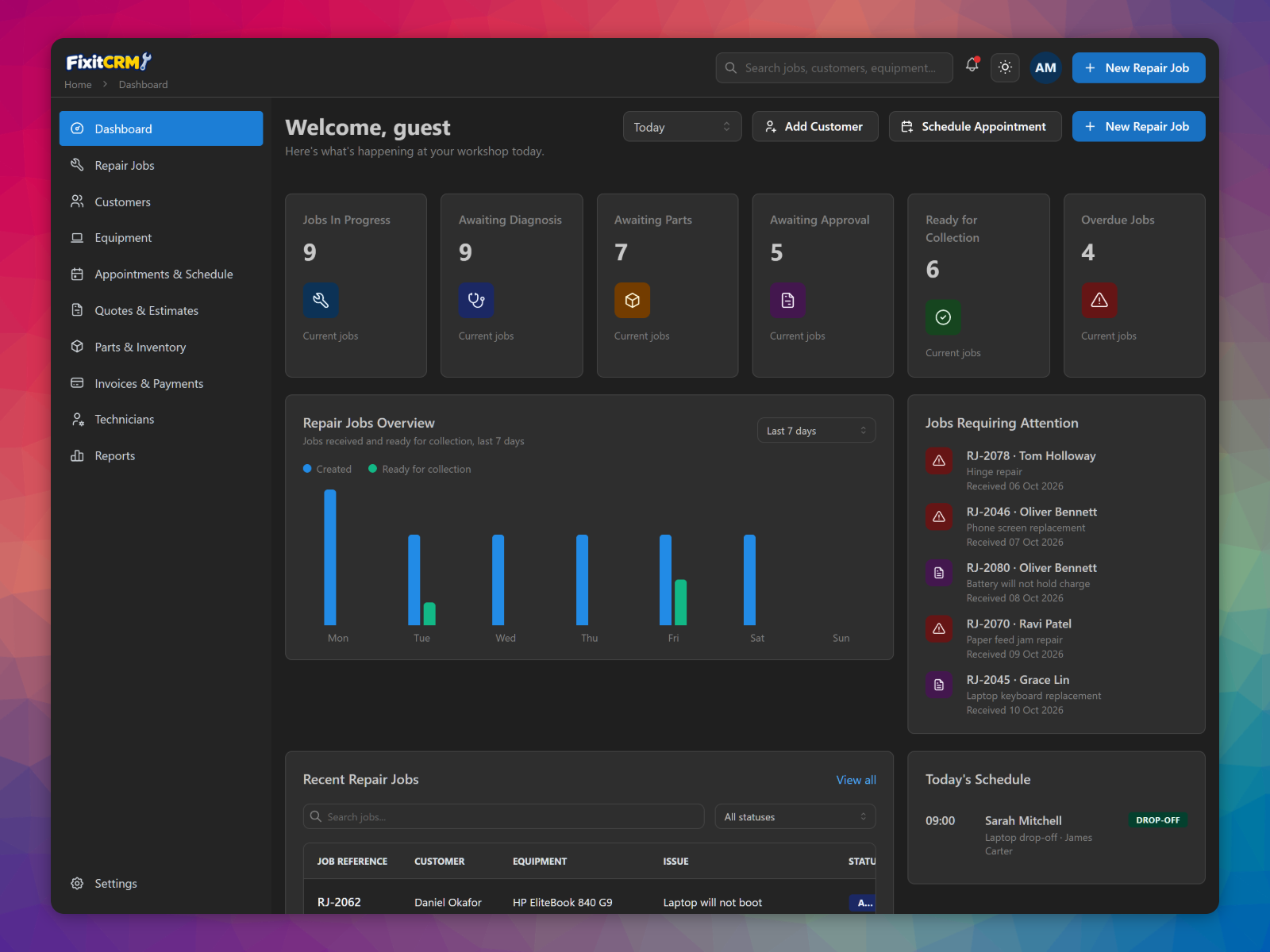 Screenshot 4 of Fixit CRM