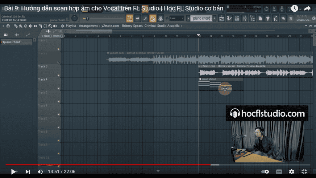 Hướng dẫn soạn hợp âm và sync Vocal trong FL Studio