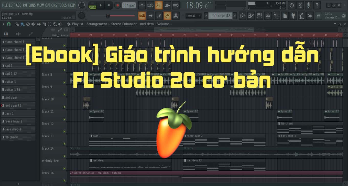 [Ebook] Giáo trình hướng dẫn FL Studio 20 cơ bản
