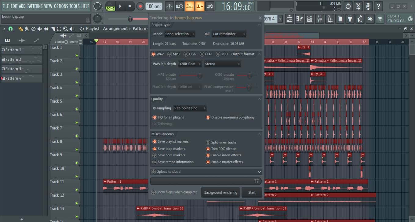 Hướng dẫn xuất File chất lượng cao trong FL Studio