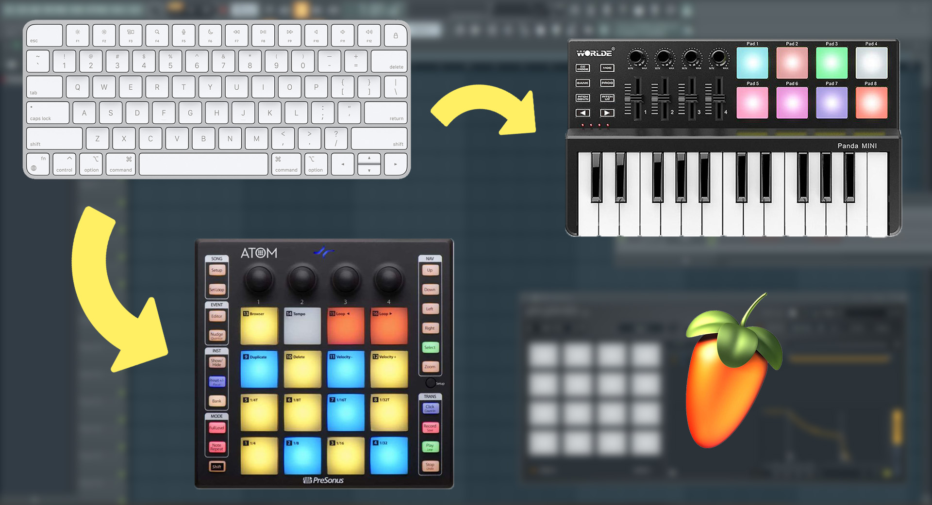 Biến bàn phím máy tính thành Midi, Drum Pad miễn phí với FL Studio
