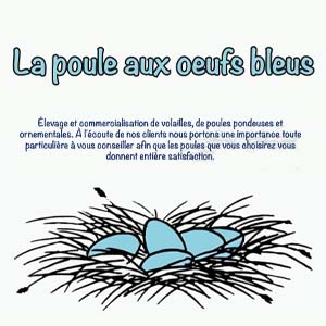 La Poule aux oeufs bleus