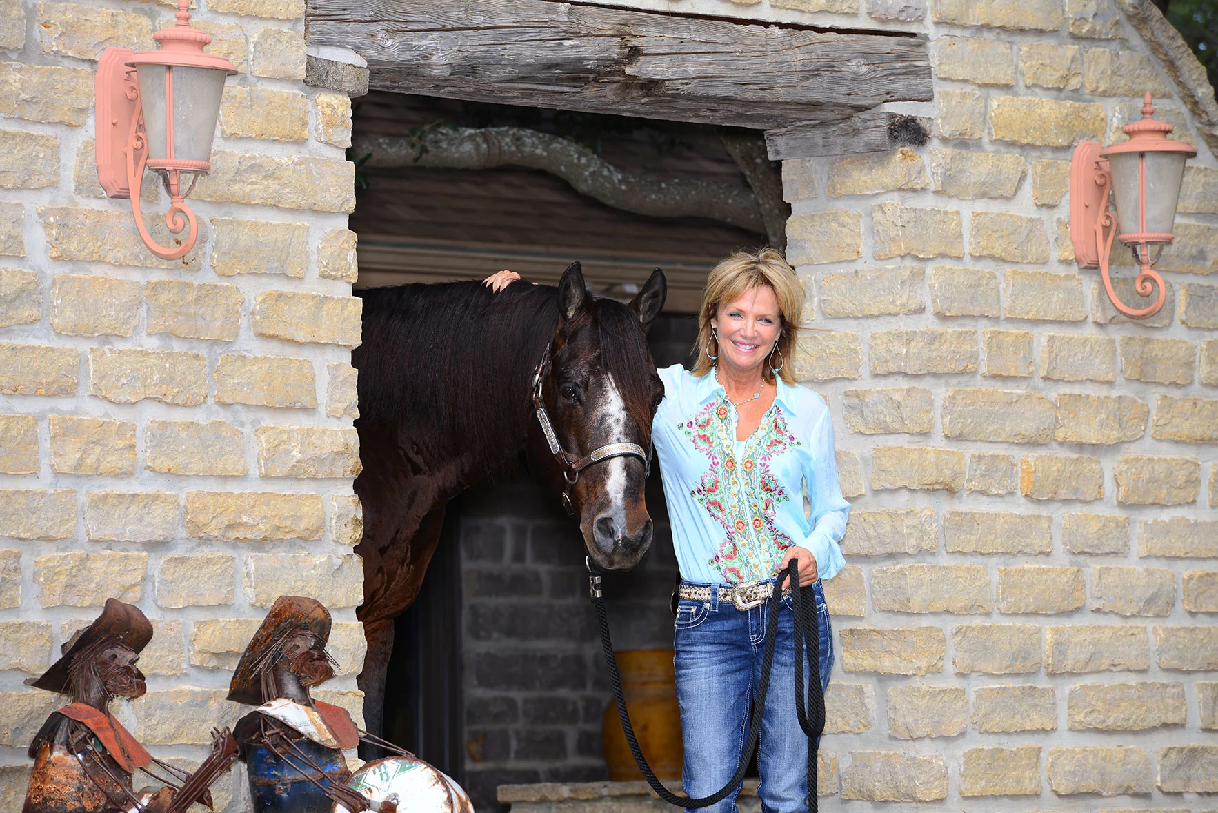 Blazing Hot AQHA Stallion & Joan Logan Smith