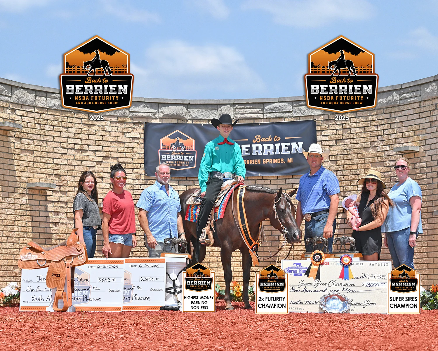 Brayden Stine and Bottle Service winning at the Back to Berrien 2025 