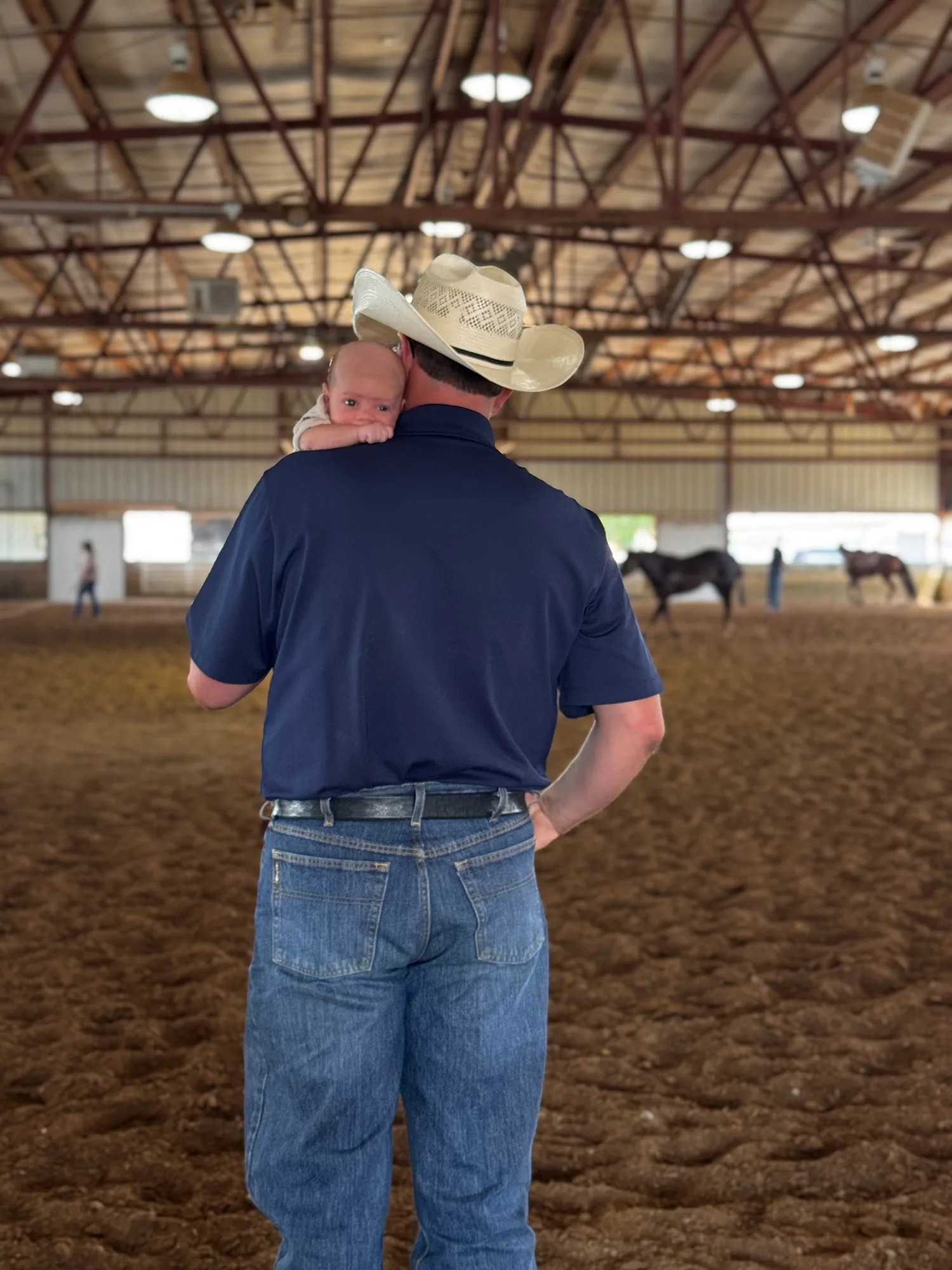 Taft, ring-side, and son Kole