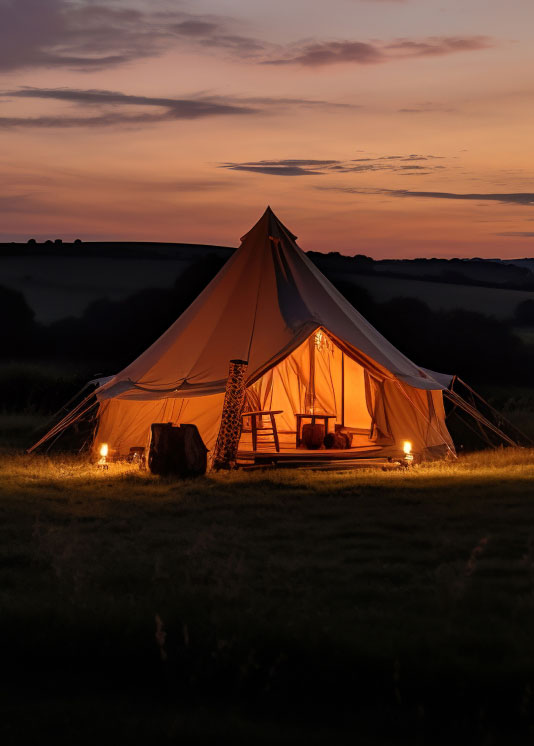 Luxury glamping-slide