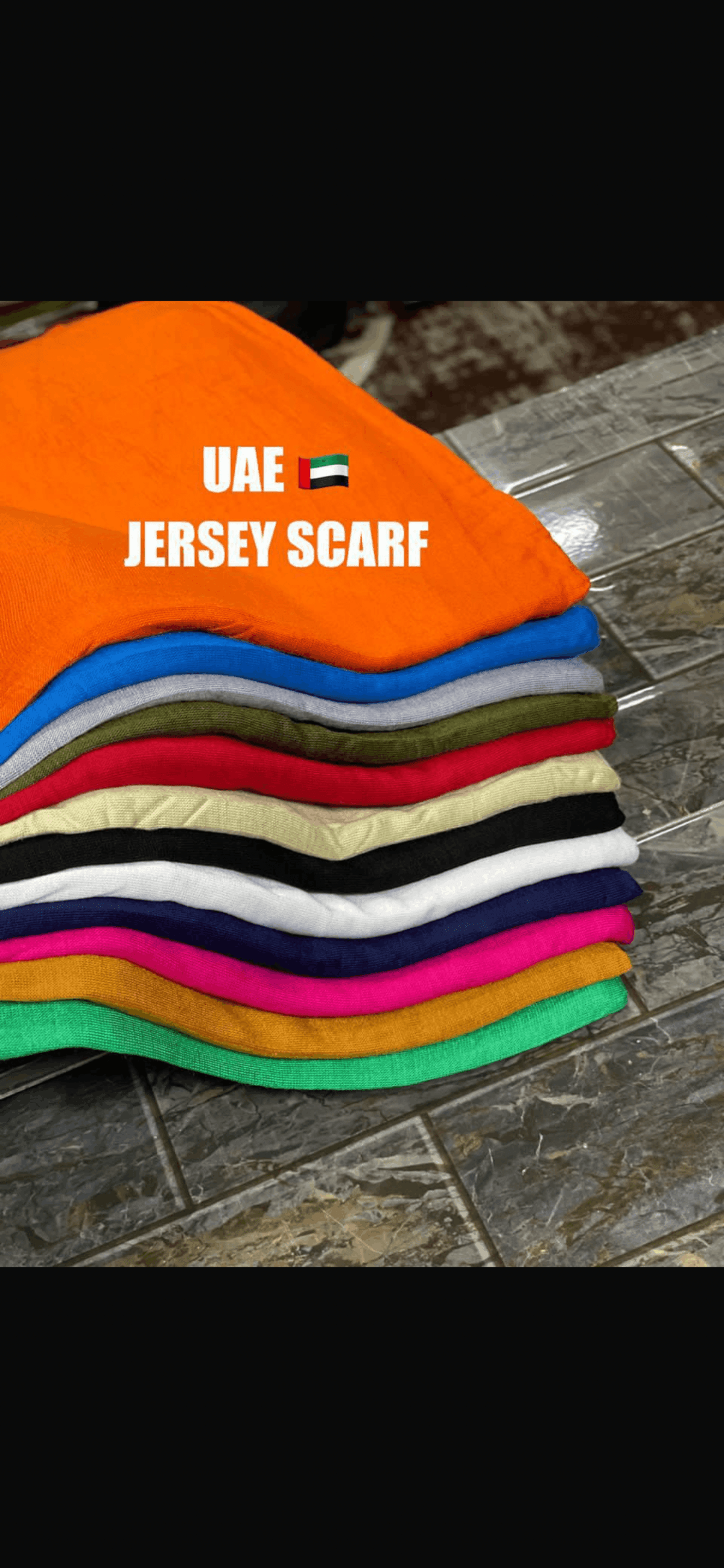 UAE Jersey scarf