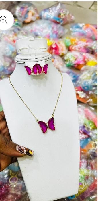 Crystal Butterfly earrings