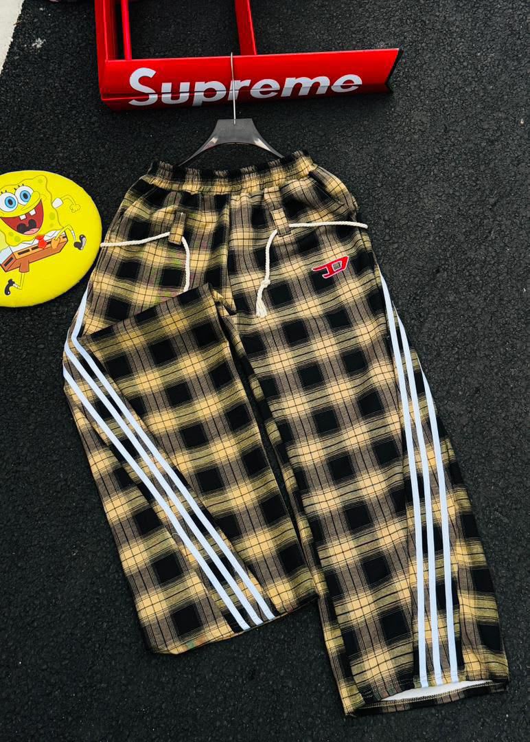 Unisex stripe joggers