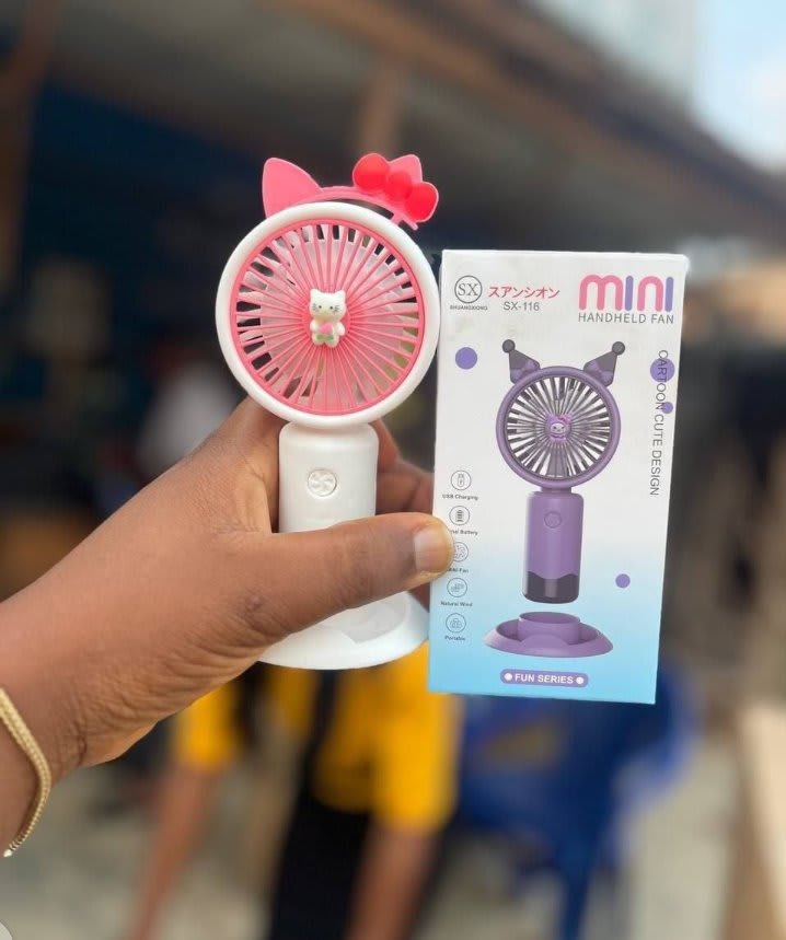 Mini rechargeable fan
