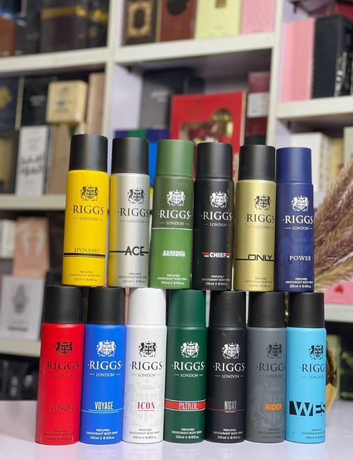 Riggs body spray