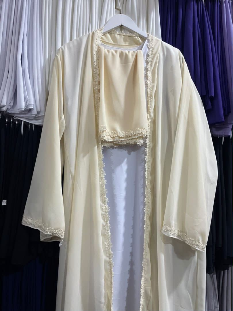3in1 Summer Abaya