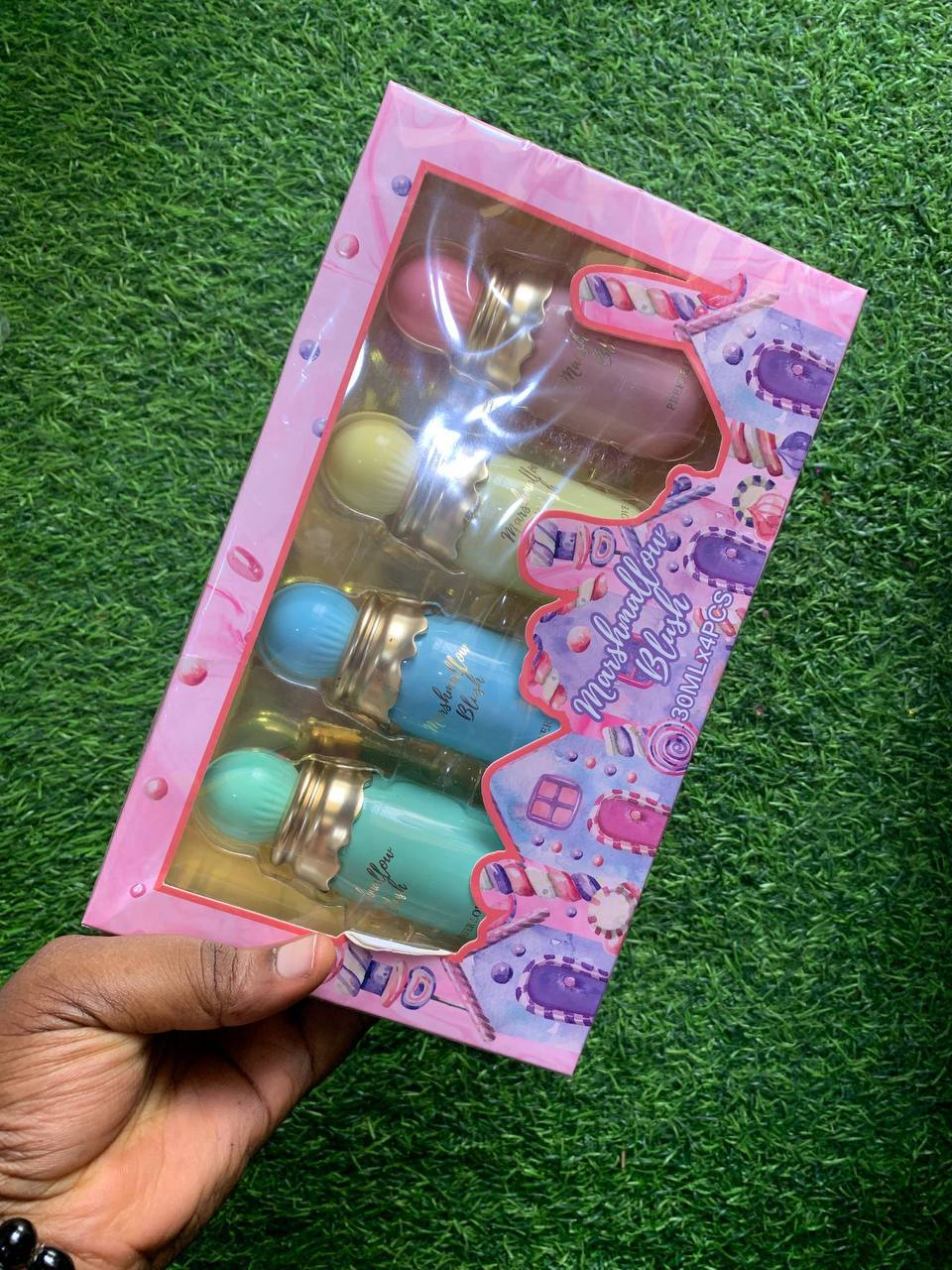 Blush marshmallow perfume set