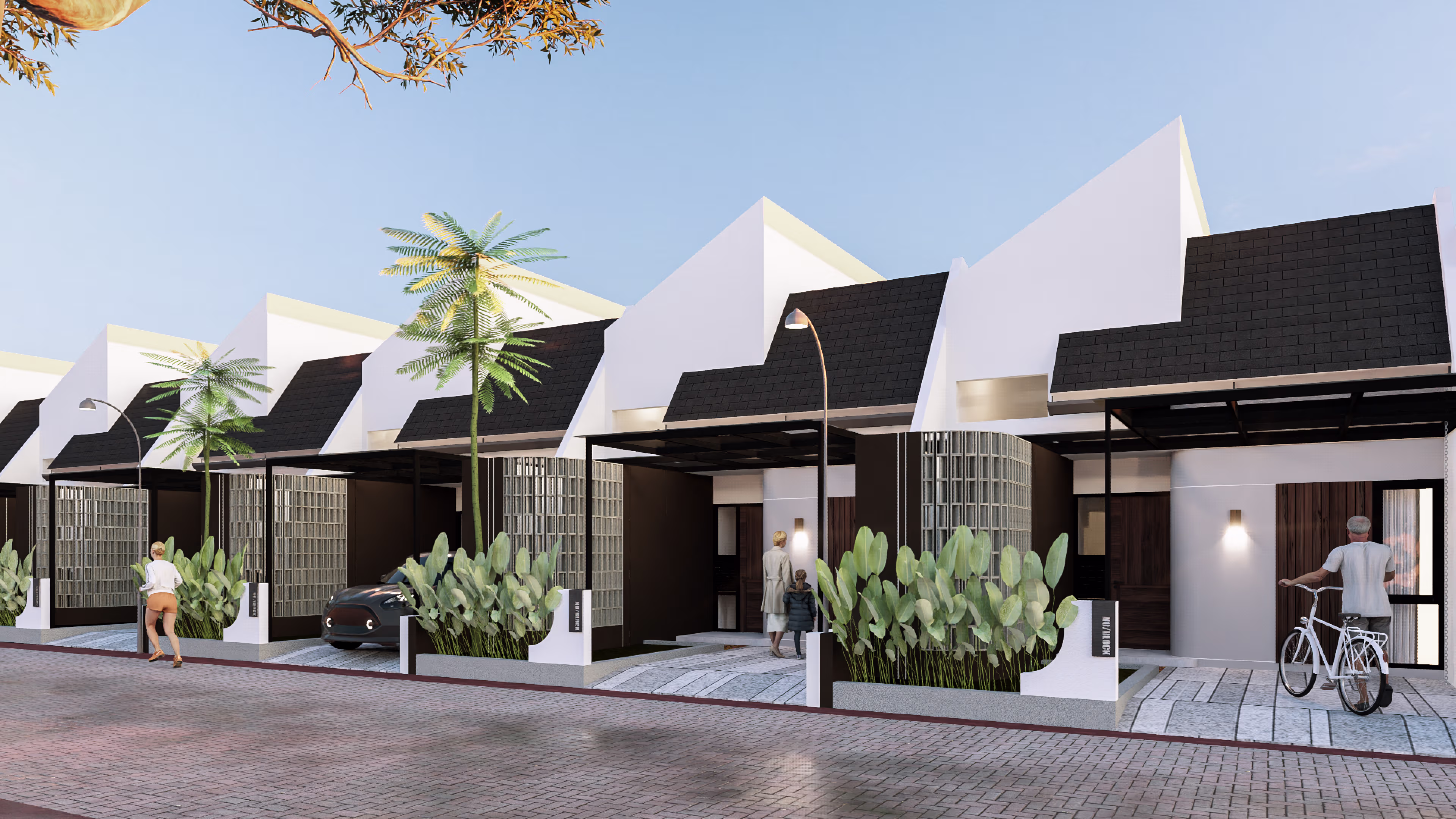 Modern luxury home pool