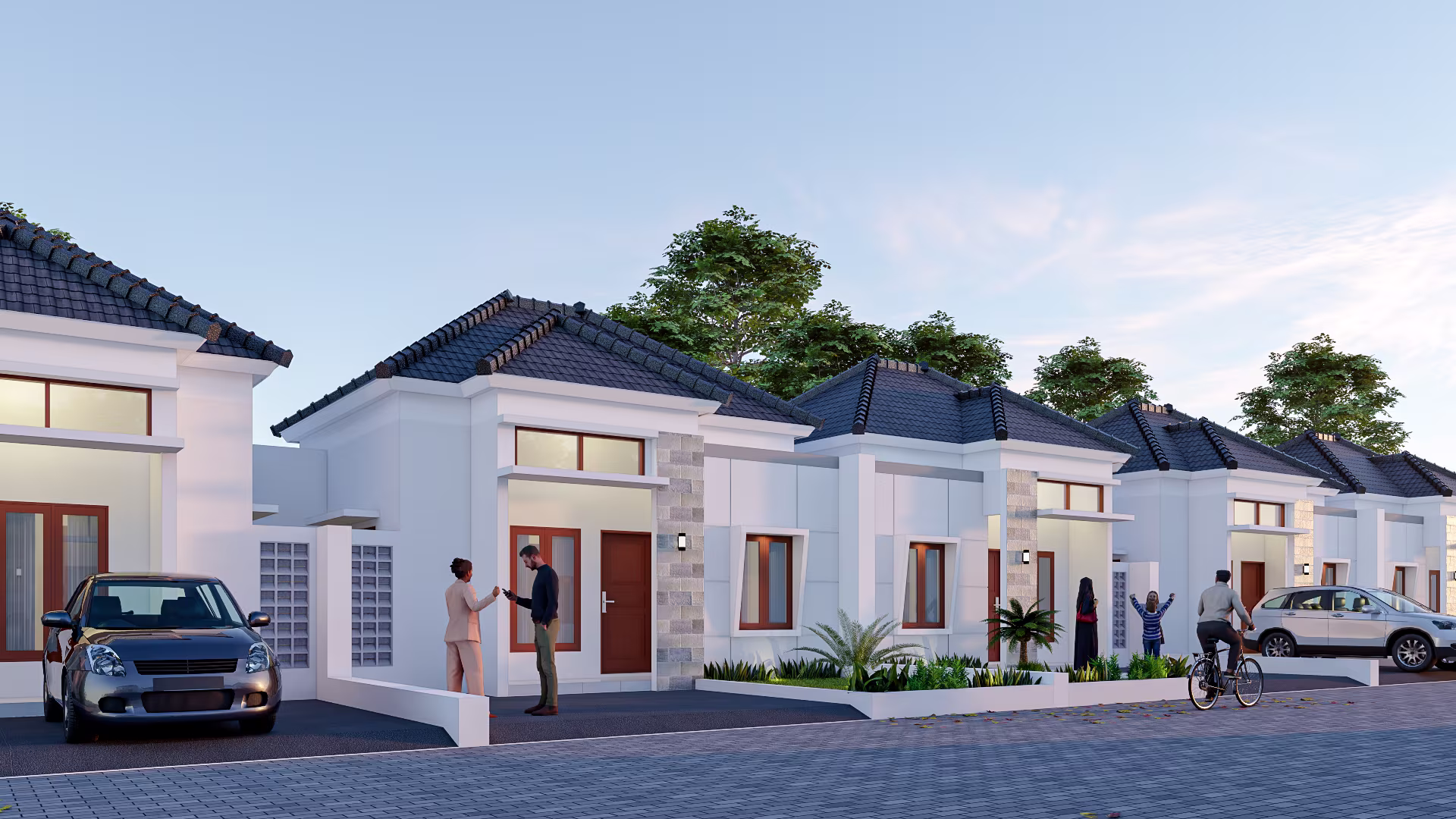 Modern luxury home pool