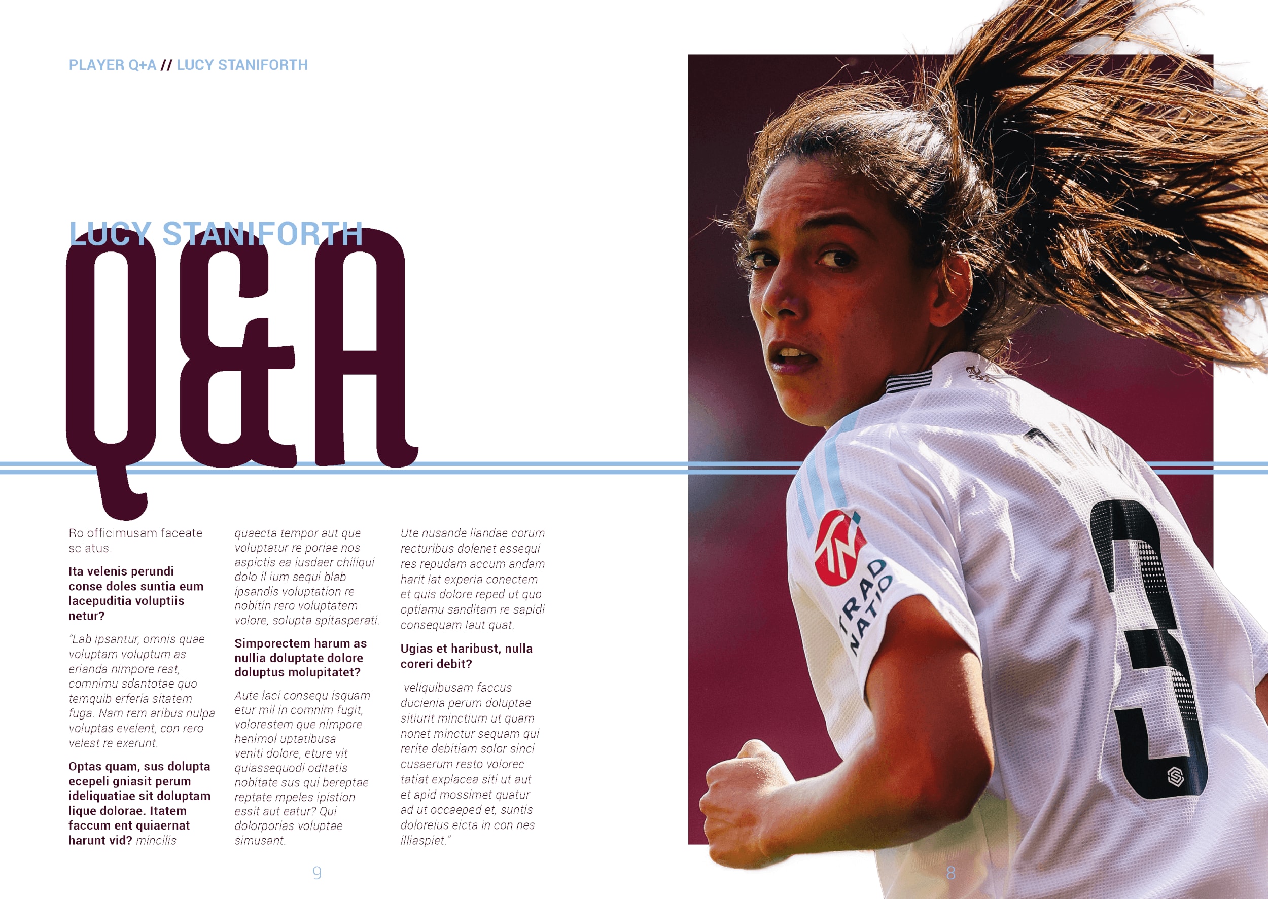 Aston Villa Women matchday concept