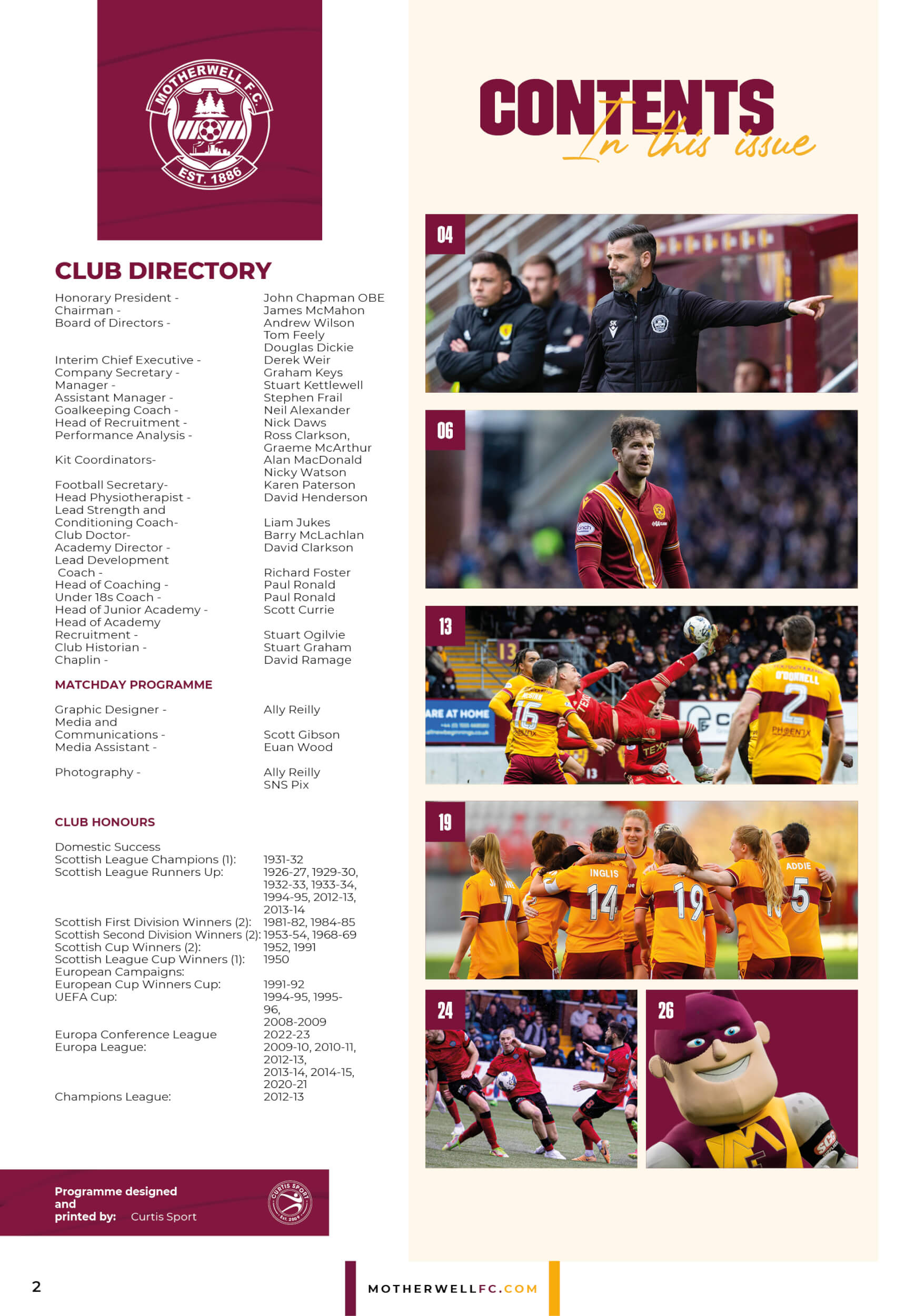 Inside spread concept