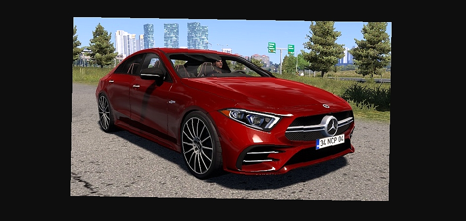 МОД Mercedes-Benz CLS 53 AMG v1.4 ДЛЯ EURO TRUCK SIMULATOR 2