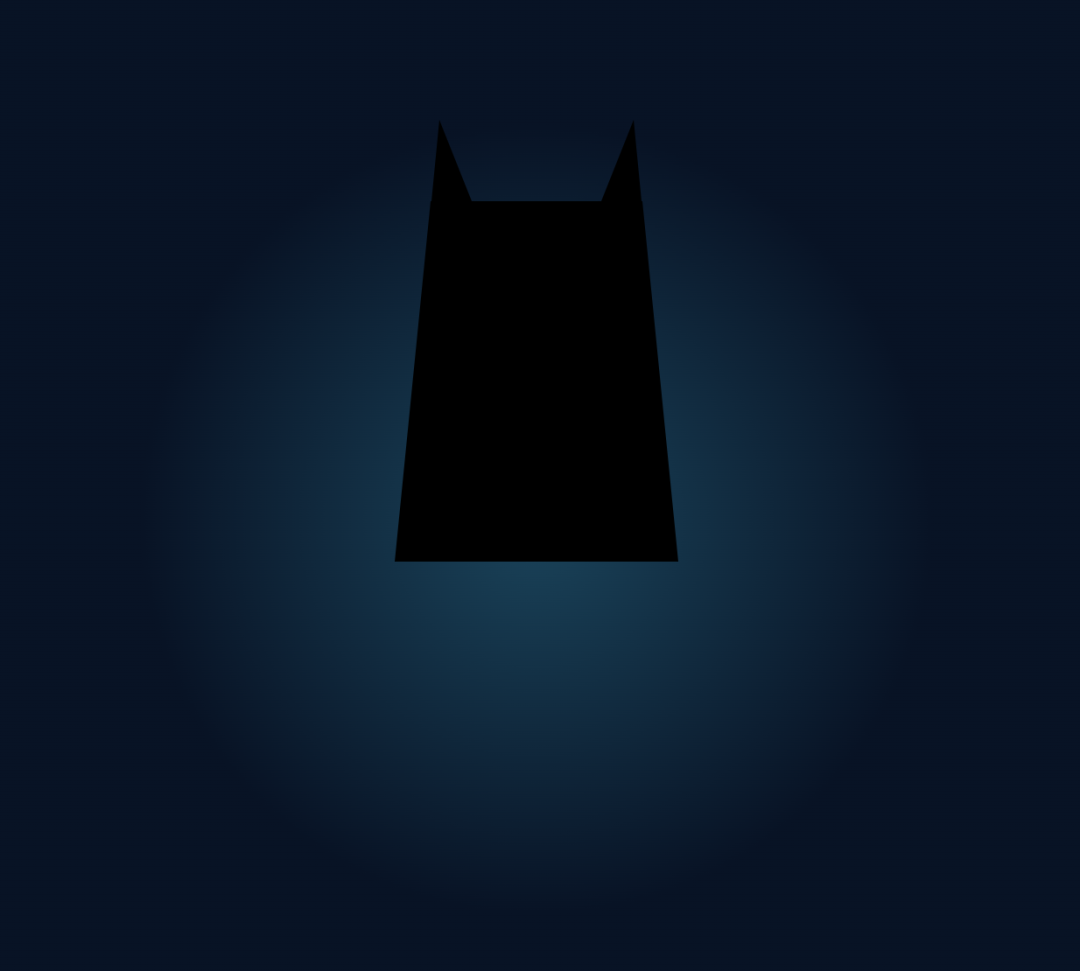 Batman face with ears