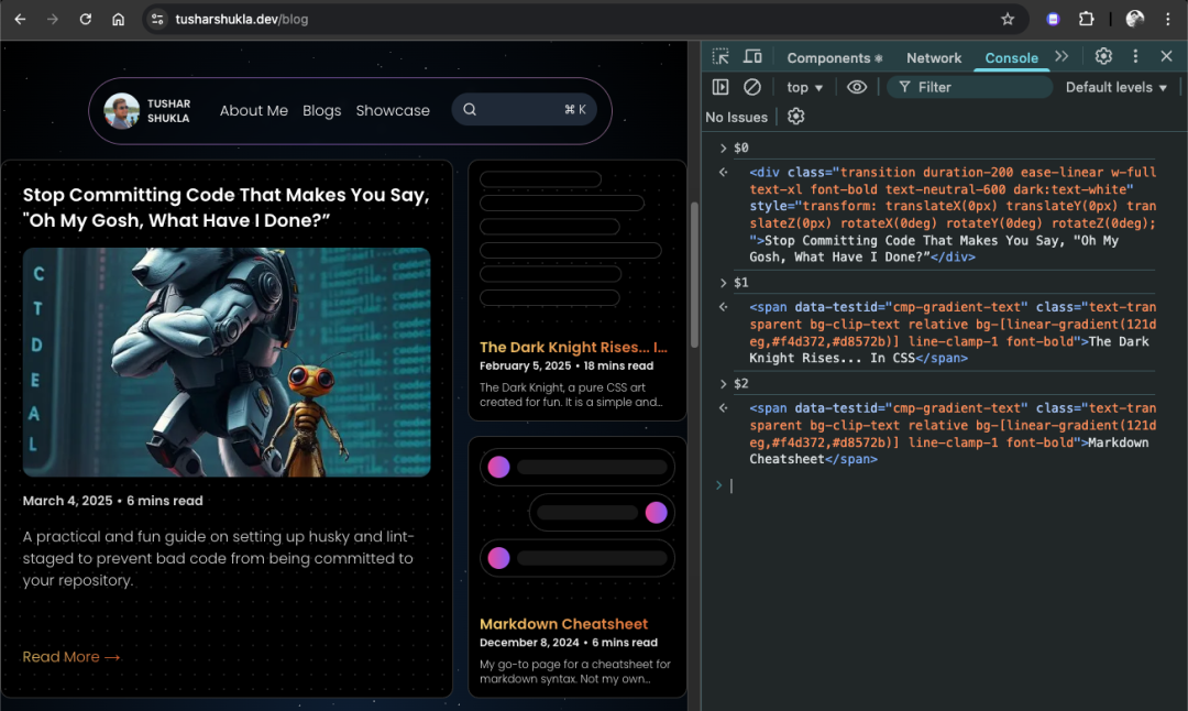 jQuery-like syntax in browser