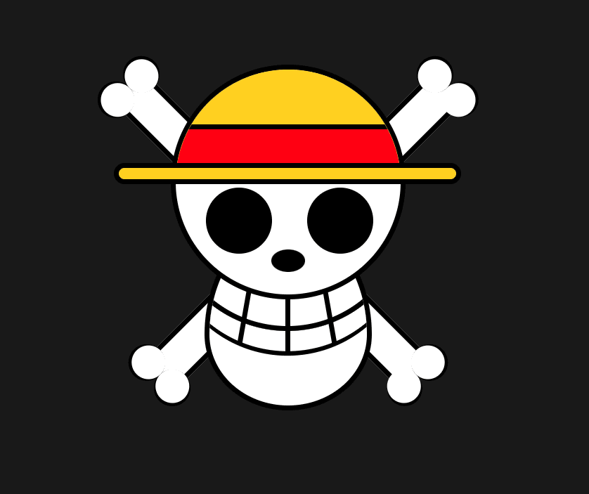 CSS Art | One Piece | Jolly Roger