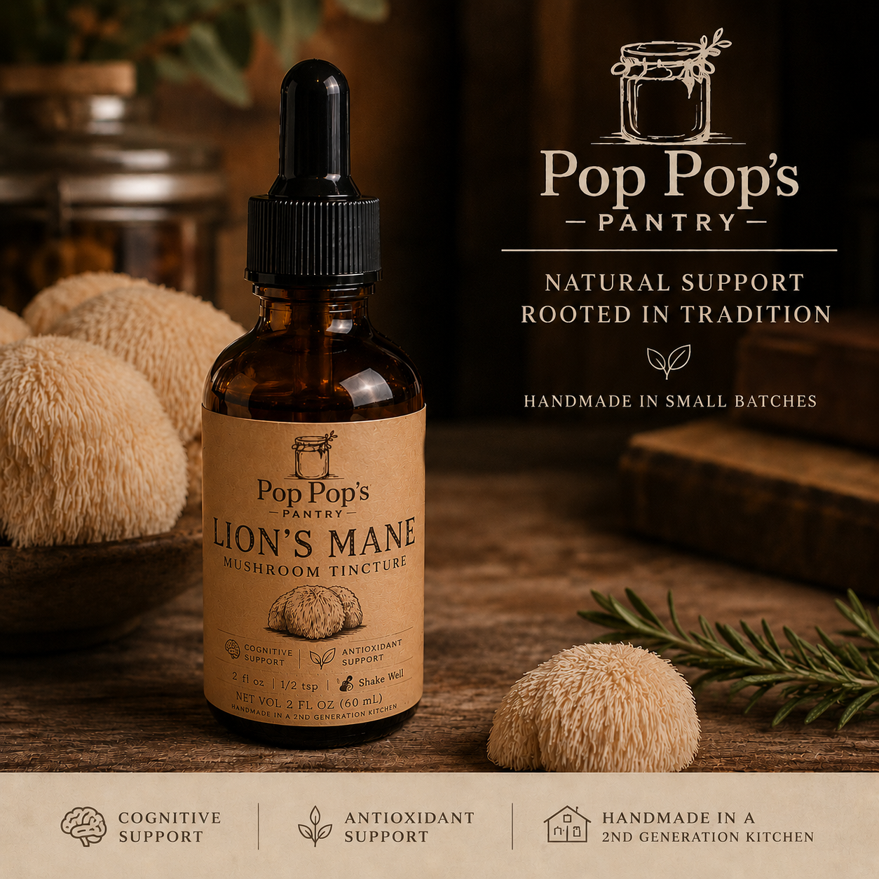 Lions Mane Mushroom Tincture