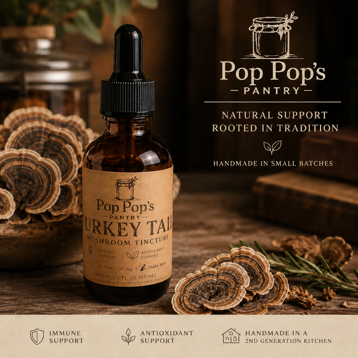 Turkey Tail Mushroom Tincture