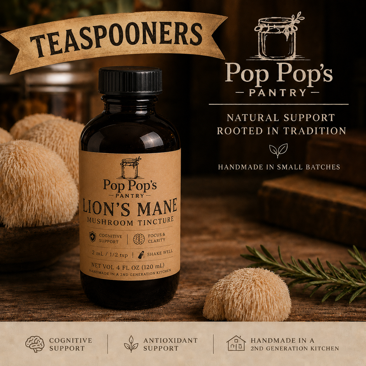Lions Mane Teaspooner