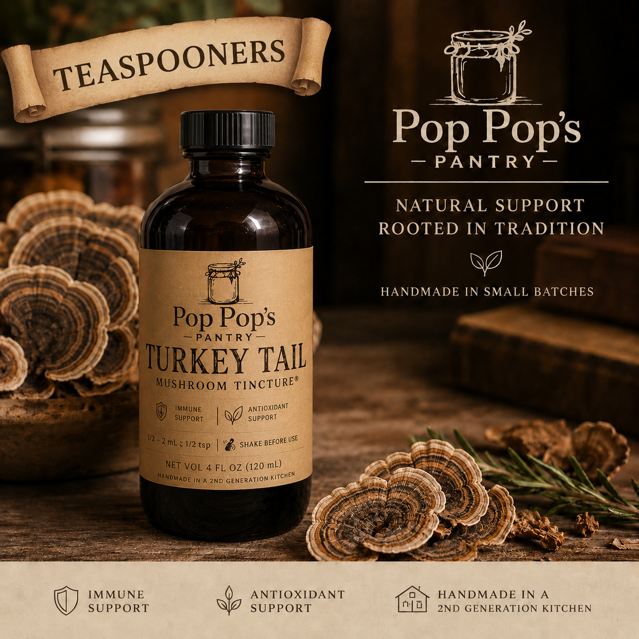 Turkey Tail Teaspooner