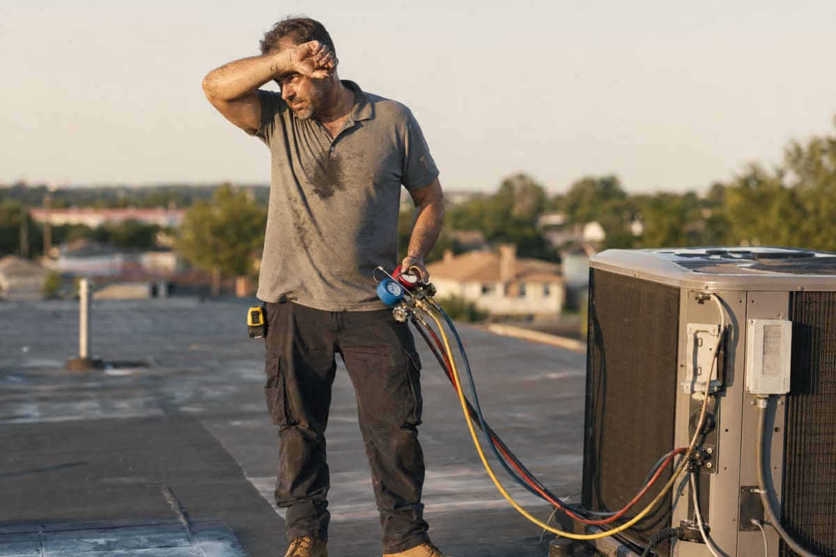 No-Cool Calls Don't Wait: How Small HVAC Shops Capture Summer Emergencies Without Hiring a Dispatcher
