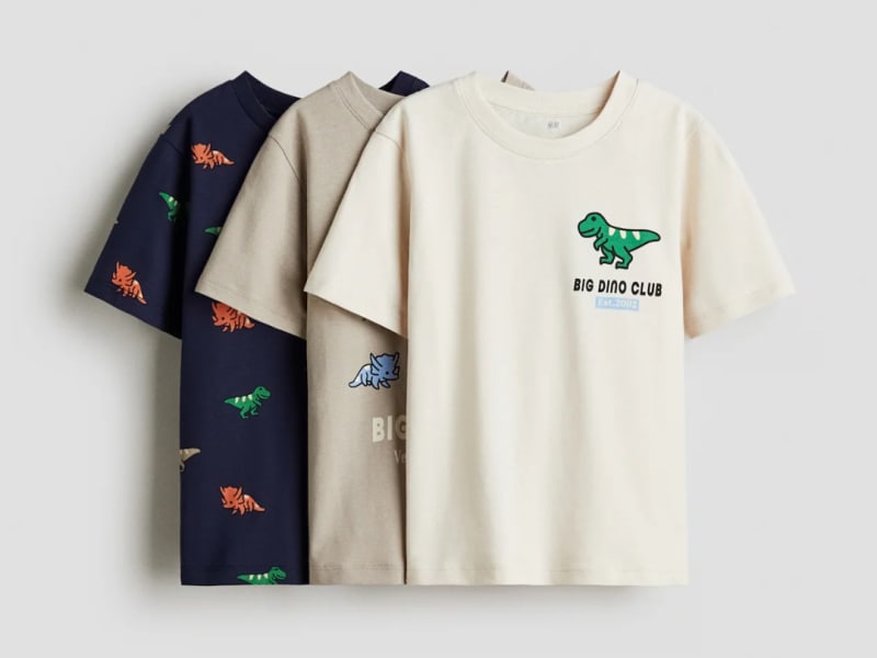 Set de poleras dino