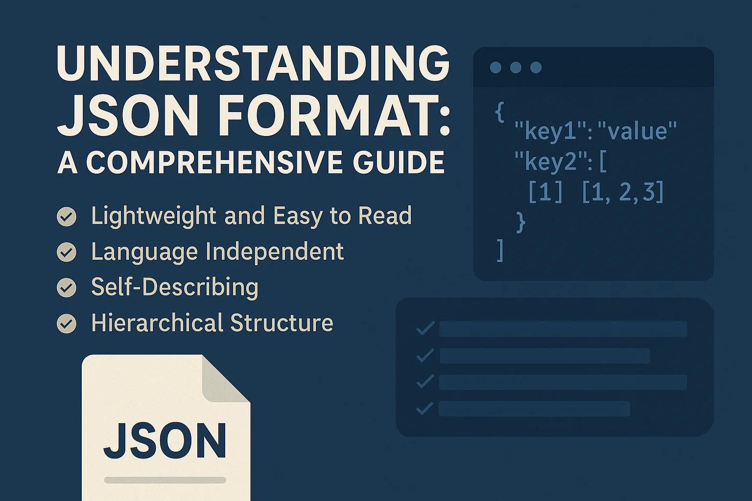 Understanding JSON Format: A Comprehensive Guide