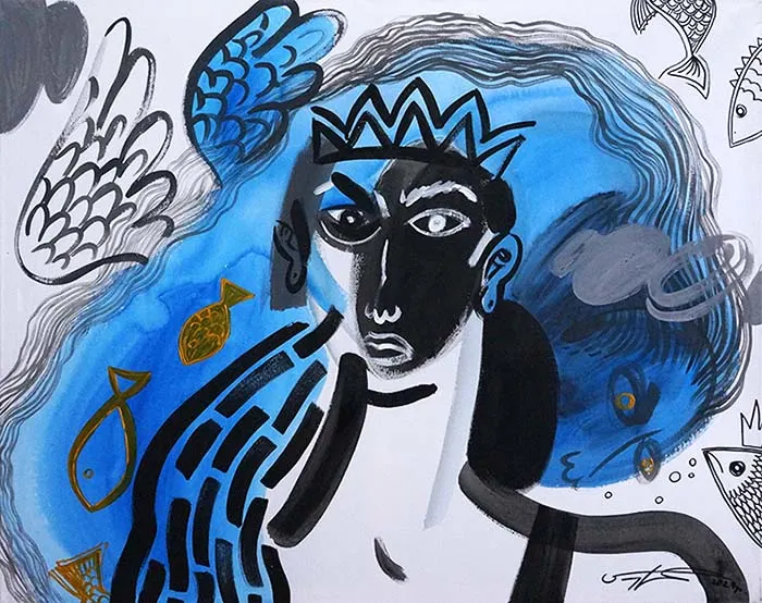 The Queen, Blue vacuum series (2023)