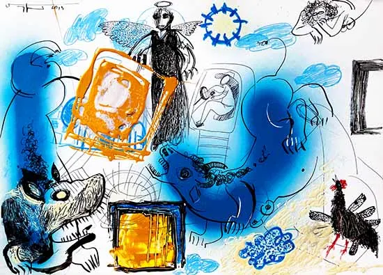 "Blue vacuum" series (2013)