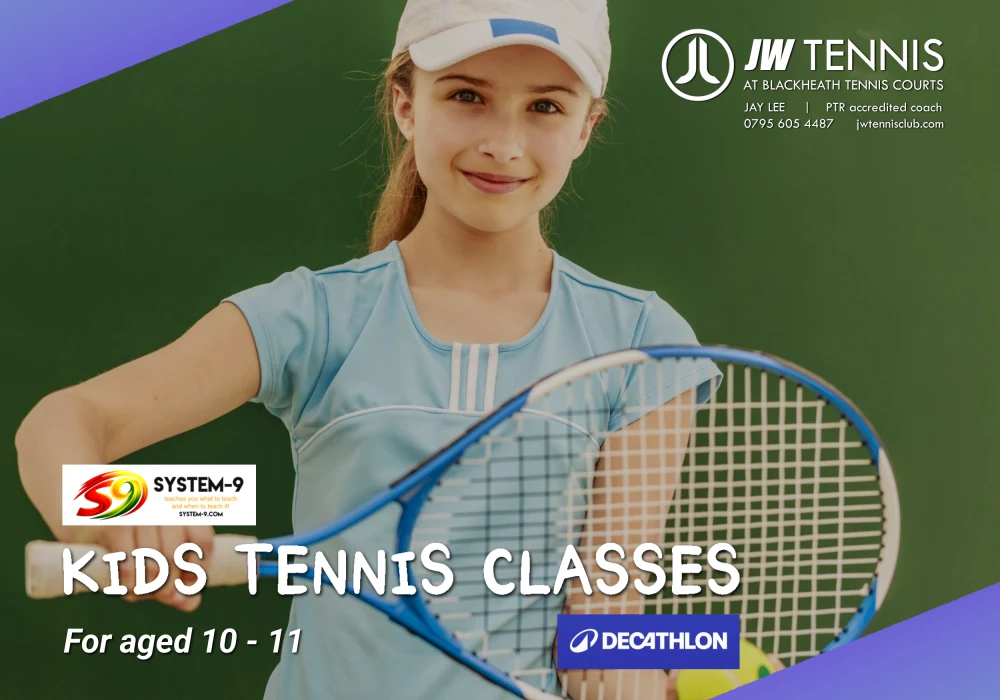  S9 KIDS TENNIS CLUB | 10-11YR WED 5PM - SUMMER 26'