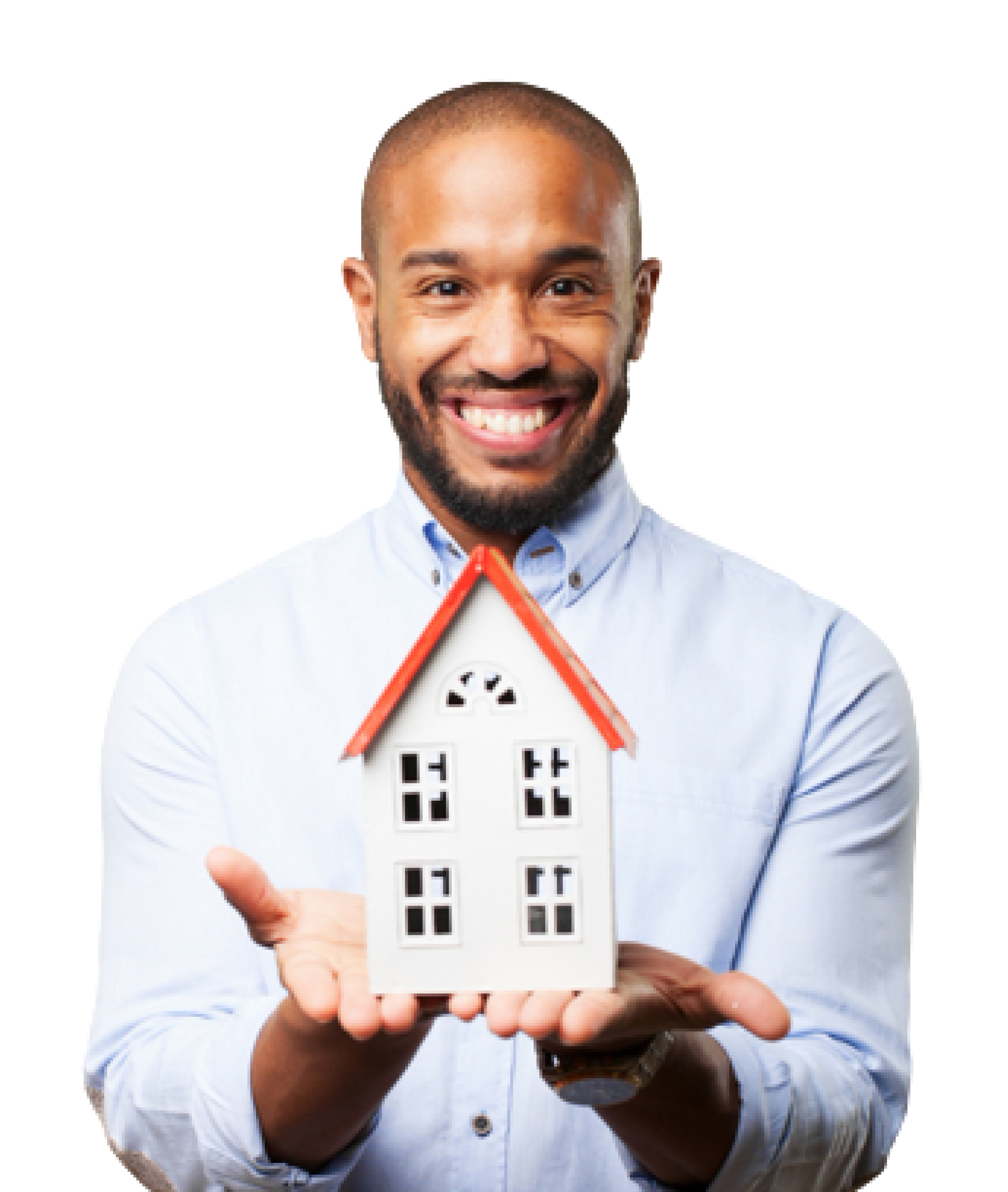 man in a yellow background