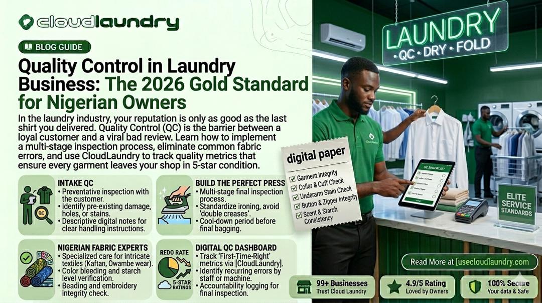 Quality Control in Laundry Business: The 2026 Gold Standard for Nigerian Owners