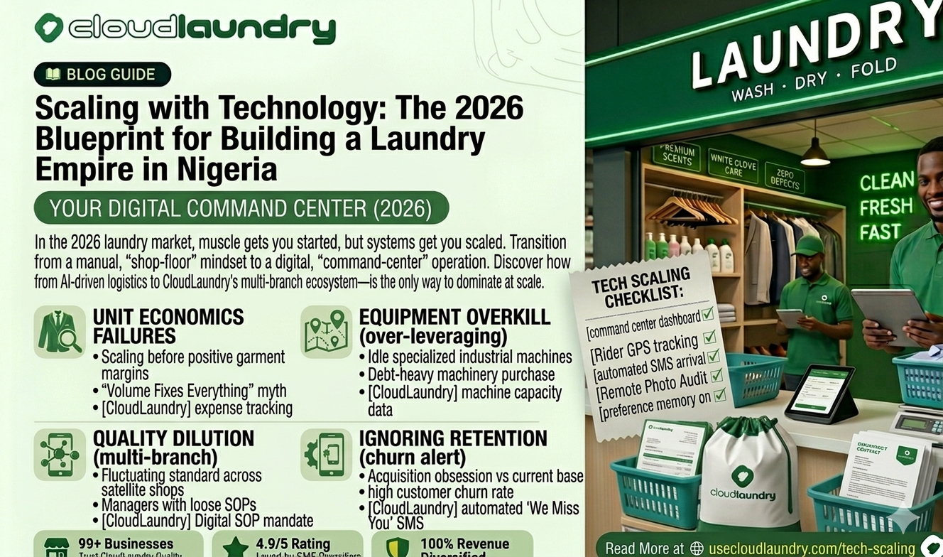 Scaling with Technology: The 2026 Blueprint for Building a Laundry Empire in Nigeria