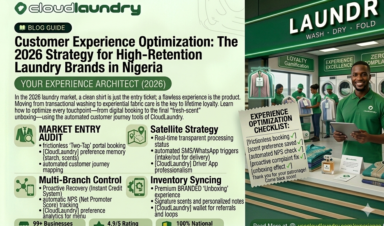 Customer Experience Optimization: The 2026 Strategy for High-Retention Laundry Brands in Nigeria